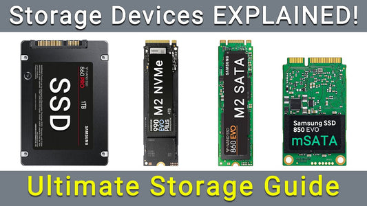 SSD vs HDD vs NVMe vs SATA vs mSATA vs M.2 – Storage Devices EXPLAINED! - BROMY