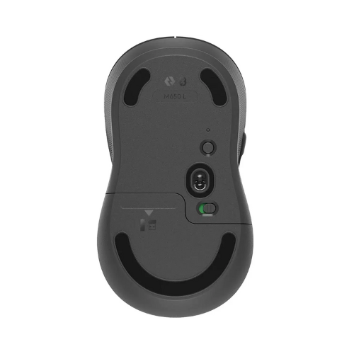 Logitech M650 L Bluetooth Mouse – Graphite | Silent, Precision, Full-Size Comfort