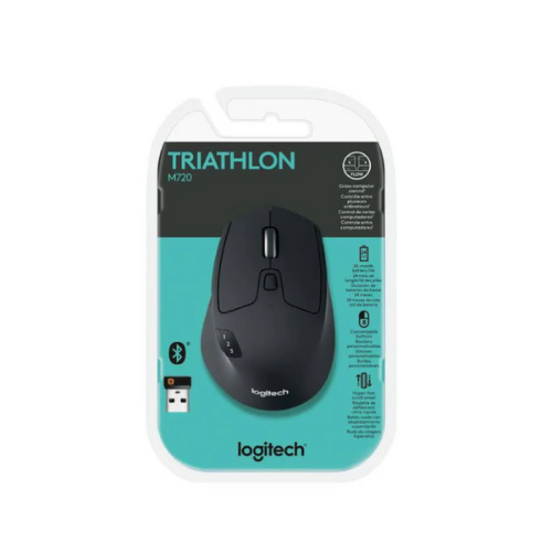 Logitech M720 Triathlon Bluetooth Mouse | Multi-Device, Ergonomic & Long Battery Life