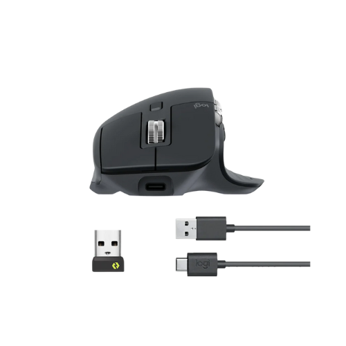 Logitech MX Master 3S Wireless Mouse – Graphite | Ultra-Precise, Silent & Multi-Device