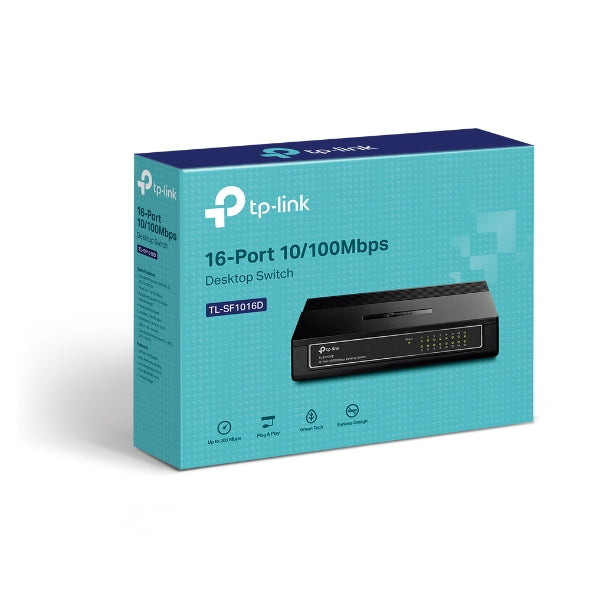 TP-Link 16-Port Fast Ethernet Switch