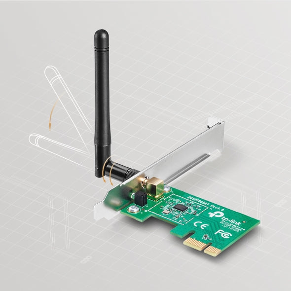 TP-Link TL-WN781ND PCIe Wi-Fi Adapter – 150Mbps