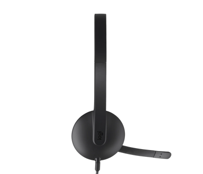 Logitech H340 USB Stereo Headset – Plug & Play, Noise-Canceling Mic, Clear Audio - BROMY