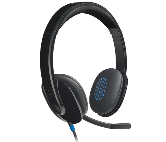 Logitech H540 USB Headset – Premium Stereo Sound & On-Ear Controls - BROMY