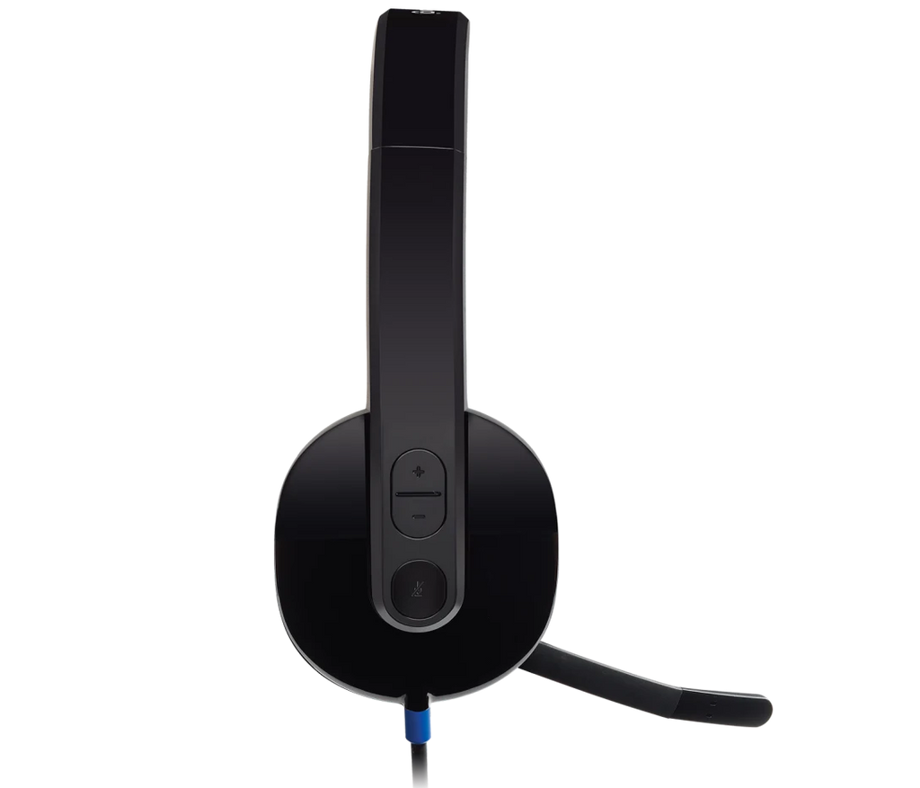 Logitech H540 USB Headset – Premium Stereo Sound & On-Ear Controls - BROMY