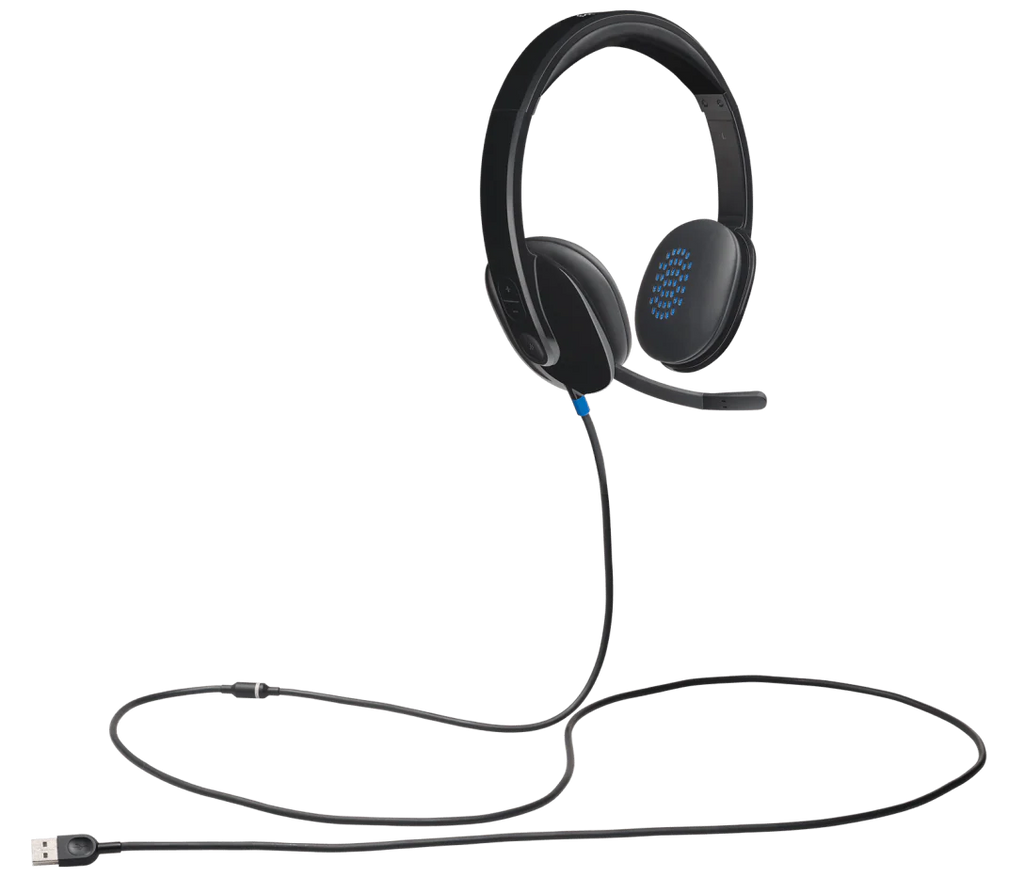 Logitech H540 USB Headset – Premium Stereo Sound & On-Ear Controls - BROMY